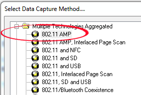 WiFi 802.11 AMP Capture Method