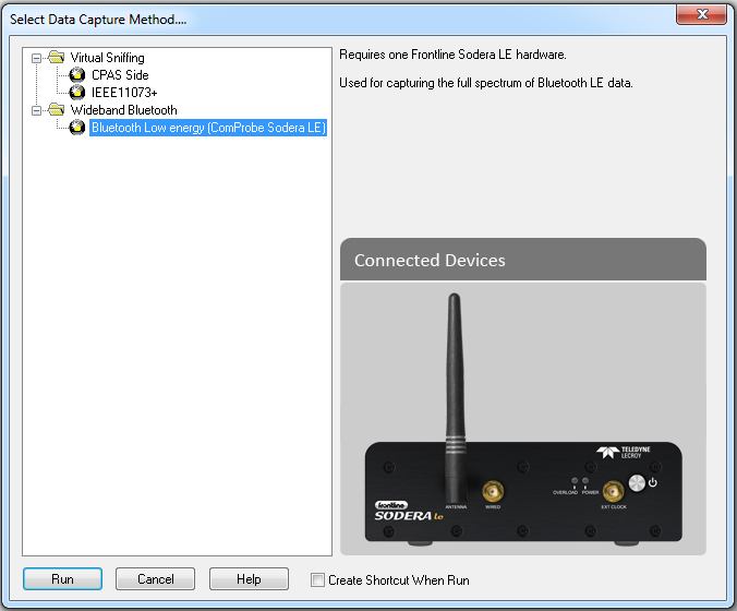 Sodera LE Data Capture Method