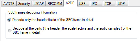 A2DP Settings