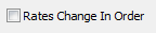 HSU IO Rate Change In Order checkbox