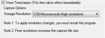 Change Timestamping Resolution