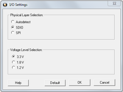 SD 2.0 I/O