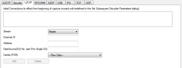 L2CAP decoder tab