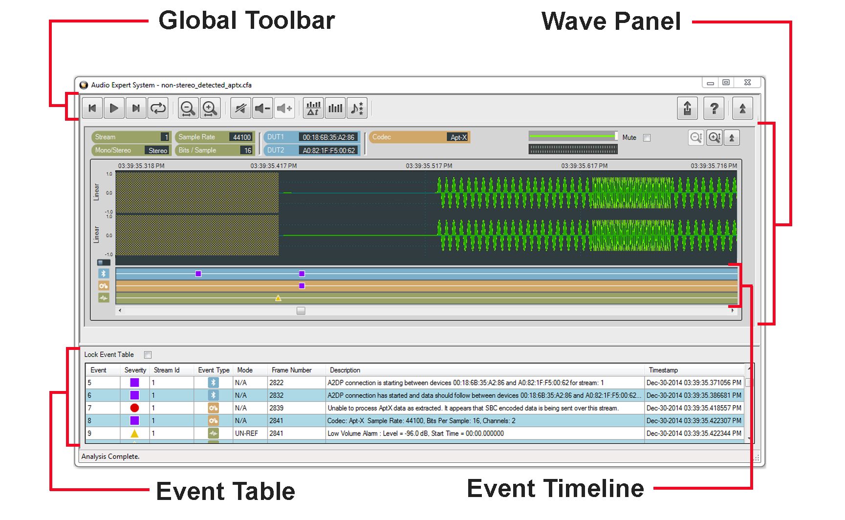 Audio Expert System Window