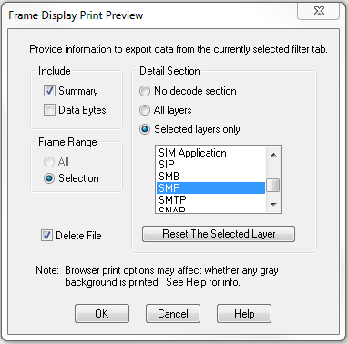 Frame Display Print Preview