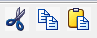 Cut, Copy, and Paste Icons
