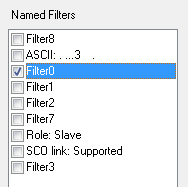 Quick Filter Named Filters Show/Hide