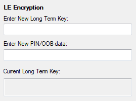 LE Encryption entry text box on datasource
